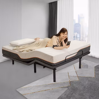 Luxus Hot Sale Massage USB-Anschlüsse Split King verstellbares Schlafsofa Rahmen elektrisches Bett