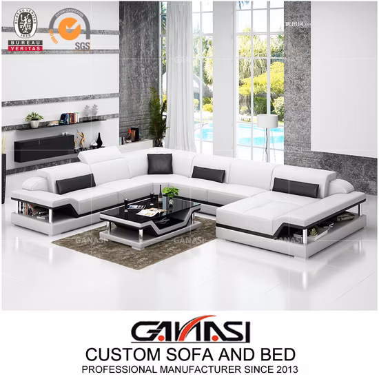 2020 Großhandel Foshan Furniture Wohnzimmer-Ledersofa-Set